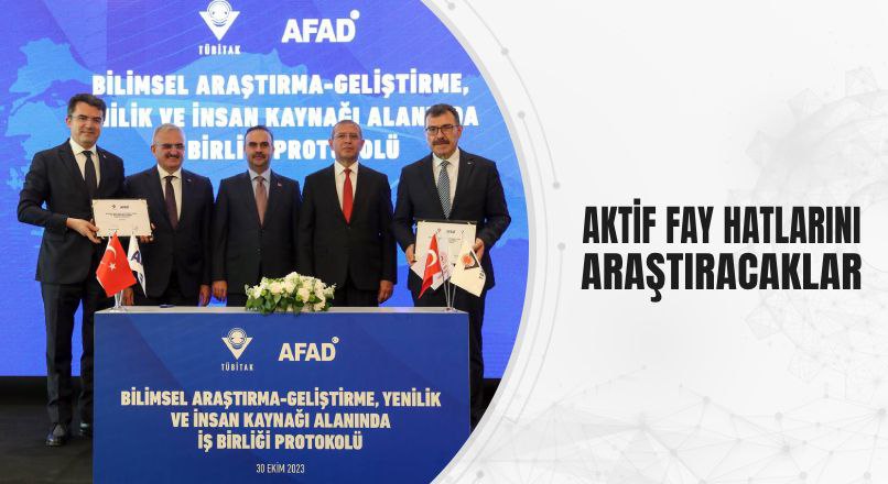 AKTİF FAY HATLARINI ARAŞTIRACAKLAR